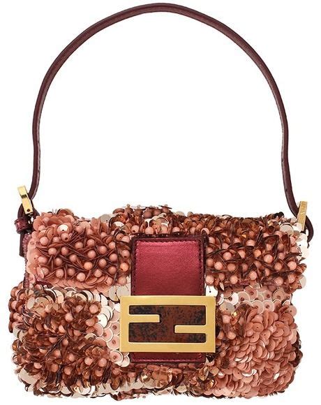 fendi pink mini bag|Fendi pink sequin baguette.